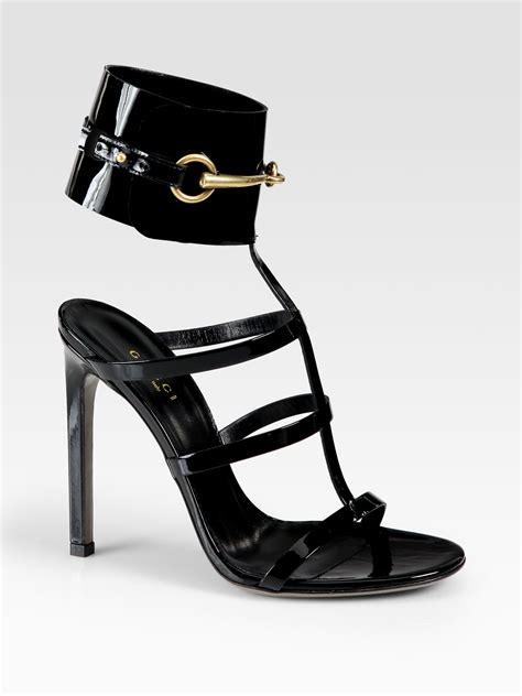 gucci pink cat shoes|gucci ankle strap heels.